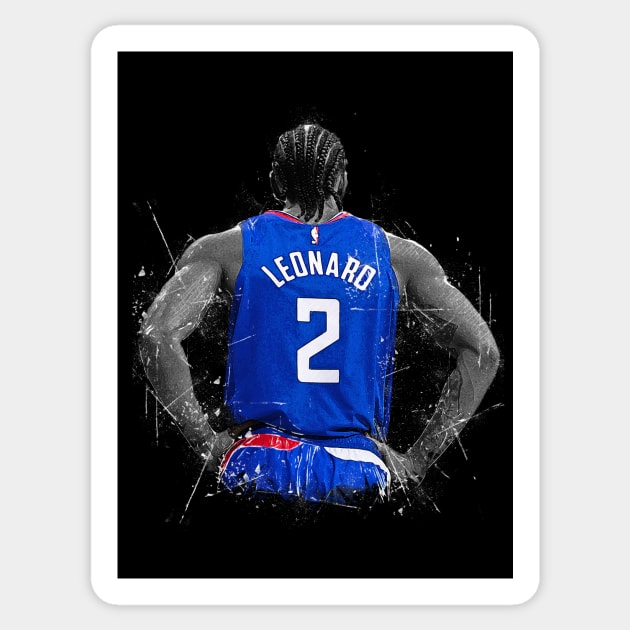 Kawhi Leonard Sticker by Creativedy Stuff